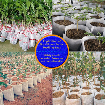 Σετ από τρεις μη υφασμάτινες σακούλες σπορόφυτων για μπαλκόνι και οροφή