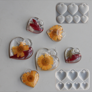 Φόρμα σιλικόνης για κέικ – τρισδιάστατο μεγάλο καρδιακό κρεμαστό