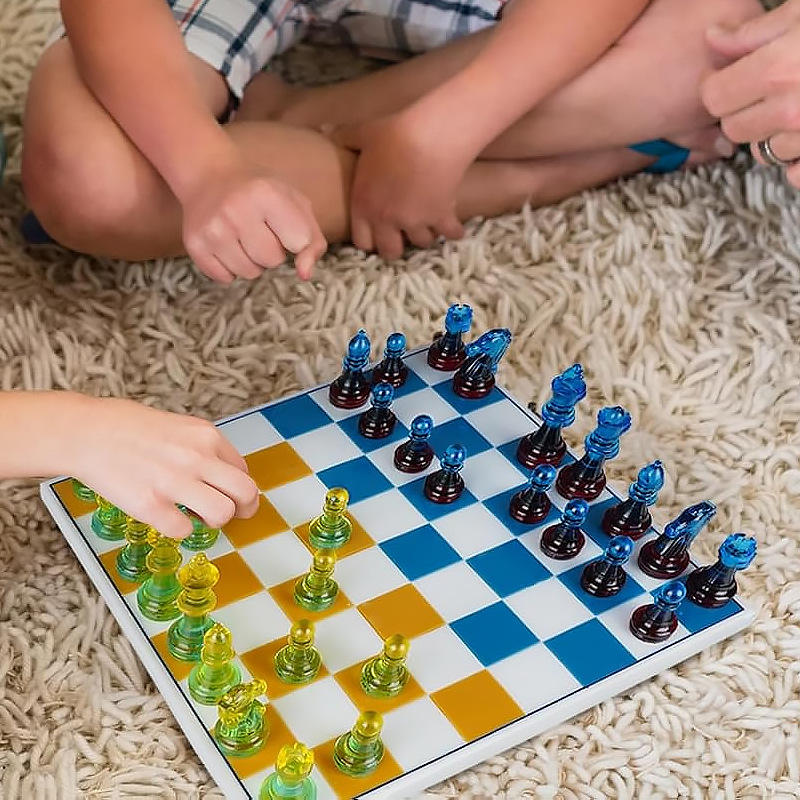 7 részes szilikon sakkforma-készlet 3D sakk tábla dizájnnal