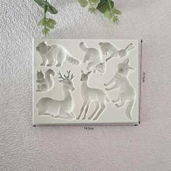 Φόρμα σιλικόνης για κέικ από τη Silicon Art — Ακανόνιστο σχήμα, κατάλληλη για fondant, ζελεδάκια, σοκολάτα, ρητίνη, γύψος