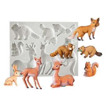 Φόρμα σιλικόνης για κέικ από τη Silicon Art — Ακανόνιστο σχήμα, κατάλληλη για fondant, ζελεδάκια, σοκολάτα, ρητίνη, γύψος