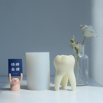 Φόρμα σιλικόνης δοντιού για κεριά αρωματοθεραπείας, ακανόνιστο σχήμα, RS1-2480