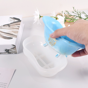 Σιλικονούχα φόρμα για κέικ με μη κανονικό σχήμα για τεχνική σταγόνας — μοντέρνο μινιμαλιστικό ύφος