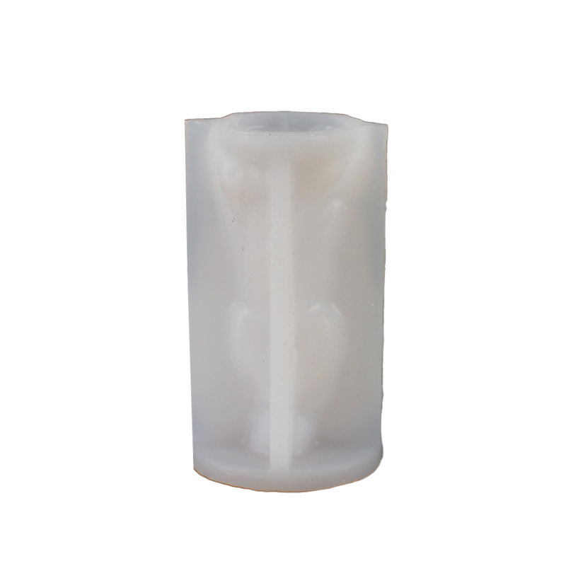 Силиконова форма за ангелска свещ със 3D несиметрична форма, античен ретро стил, мултифункционална за свещи, гипс, смола и сапун