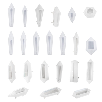 Σετ φορμών σιλικόνης για ψήσιμο – 22 τεμάχια ακανόνιστου σχήματος για κρεμαστά και χύτευση κοσμημάτων