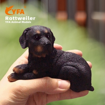 Φιγούρα Ροτβάιλερ από ρητίνη για διακόσμηση αυτοκινήτου, χειροποίητο, 235 γρ