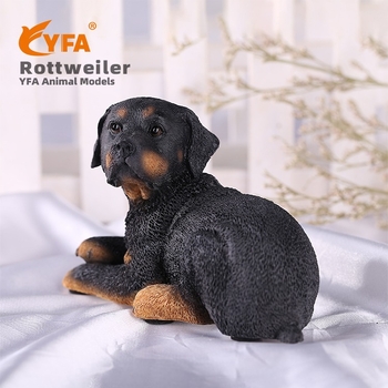 Φιγούρα Ροτβάιλερ από ρητίνη για διακόσμηση αυτοκινήτου, χειροποίητο, 235 γρ