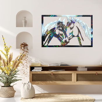 Φόρμα σιλικόνης για εποξική ρητίνη, ακανόνιστου σχήματος, με διπλό κεφάλι αλόγου, διακοσμητικό