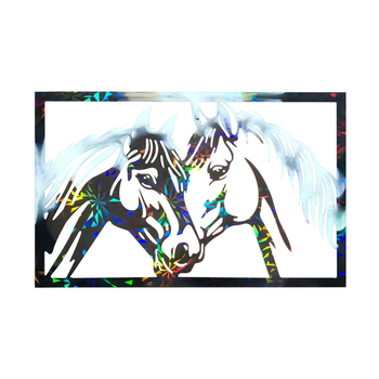 Φόρμα σιλικόνης για εποξική ρητίνη, ακανόνιστου σχήματος, με διπλό κεφάλι αλόγου, διακοσμητικό