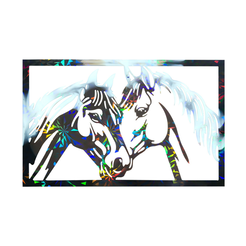 Formă din silicon pentru rășină epoxidică, cu design neregulat și două capete de cal decorative