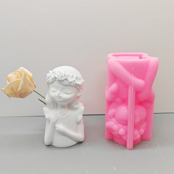 Μορφή για βάζο, ασύμμετρο σχήμα, σιλικόνη, σύγχρονο μινιμαλιστικό στυλ, klm