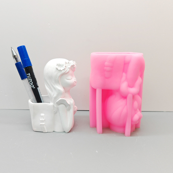 Μορφή για βάζο, ασύμμετρο σχήμα, σιλικόνη, σύγχρονο μινιμαλιστικό στυλ, klm