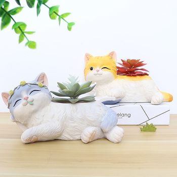 Γλάστρα από ρητίνη — για επιφάνεια γραφείου (διαδικασία αρμολόγησης; δεν παραμορφώνεται εύκολα)