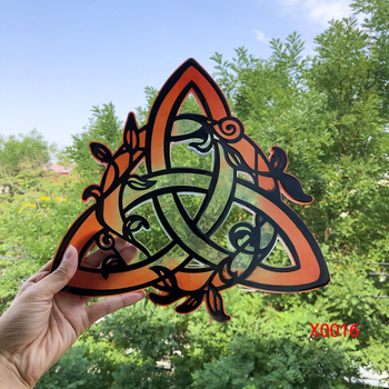 Καλούπι σιλικόνης για DIY εποξειδική διακόσμηση τοίχου — σιλουέτα Ιρλανδικού κόμβου, ακανόνιστος σχεδιασμός, καλούπι για ζαχαροπλαστική/κέικ