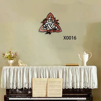 Καλούπι σιλικόνης για DIY εποξειδική διακόσμηση τοίχου — σιλουέτα Ιρλανδικού κόμβου, ακανόνιστος σχεδιασμός, καλούπι για ζαχαροπλαστική/κέικ