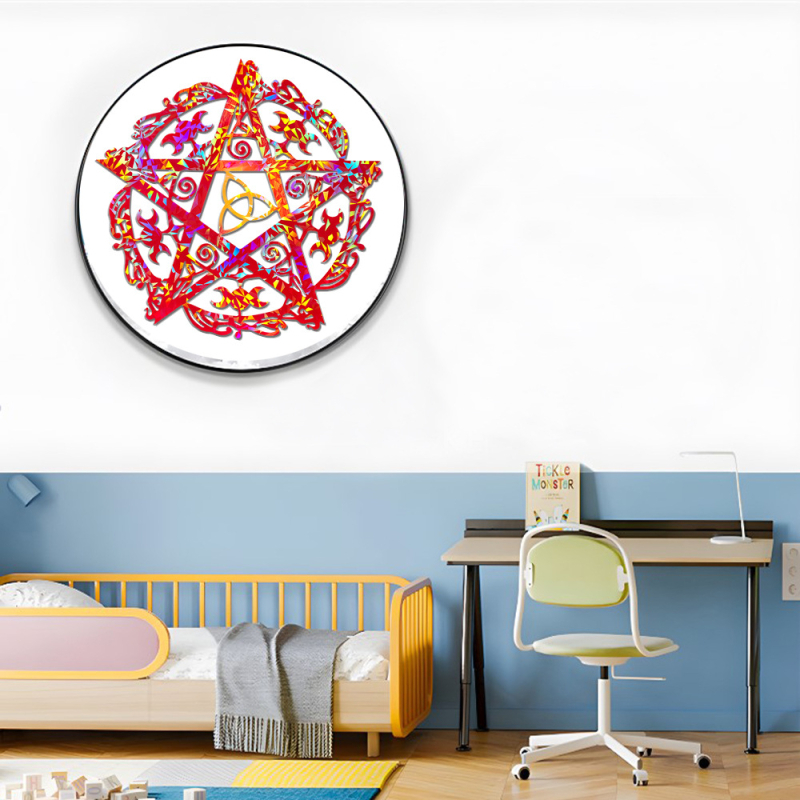 Silikonból készült epoxigyanta forma – szabálytalan ötágú csillag falidekorációhoz, modern minimalista stílus