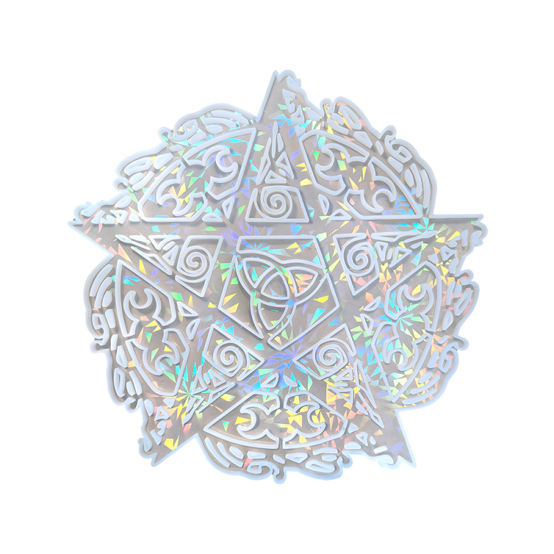 Silikonból készült epoxigyanta forma – szabálytalan ötágú csillag falidekorációhoz, modern minimalista stílus