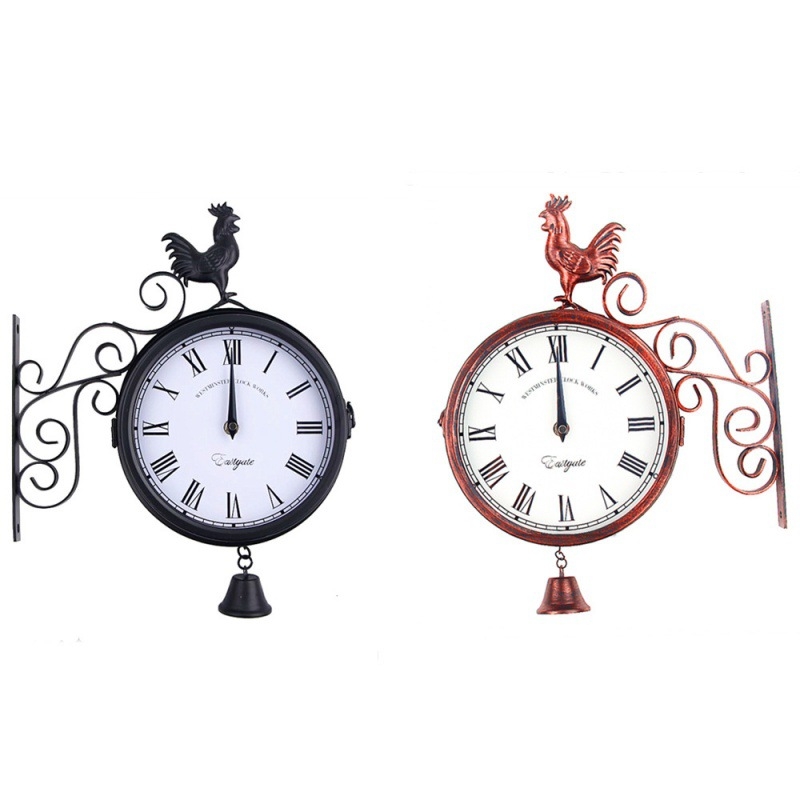 Lico T8815 Kétoldalas kvarc falióra, fém ház, modell T8815