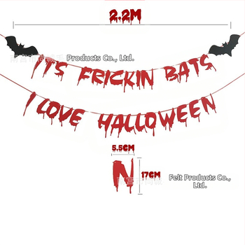 Helovyno dekoracijų įranga erdvei su popierinėmis/filco juostelėmis ir vėliavėlėmis; tinka dovanai; vakarėliams ir koncertams