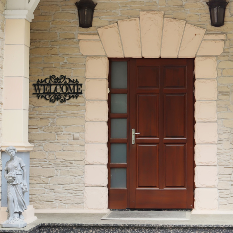 Artă geometrică din fier de HELLOYOUNG — Design modern minimalist, Material: fier, Greutate: 208 g