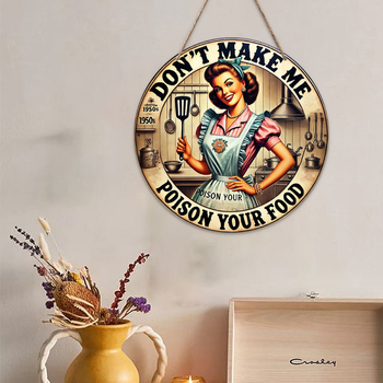 Ξύλινο κυκλικό σήμα πόρτας για μπαρ και καταστήματα, διακοσμητικό αντικείμενο, εξάρτημα διαμόρφωσης χώρου, κρεμαστός πίνακας πόρτας