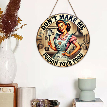 Ξύλινο κυκλικό σήμα πόρτας για μπαρ και καταστήματα, διακοσμητικό αντικείμενο, εξάρτημα διαμόρφωσης χώρου, κρεμαστός πίνακας πόρτας