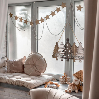 Ξύλινο χριστουγεννιάτικο πινακίδα-κρεμαστό διακοσμητικό – μοντέρνο μινιμαλιστικό στυλ, μάρκα Independent, άλλα ξύλινα προϊόντα