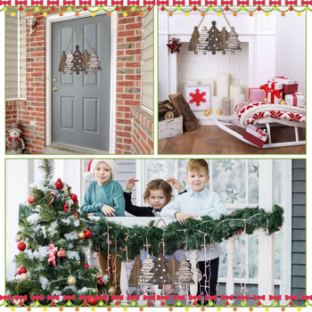 Ξύλινο χριστουγεννιάτικο πινακίδα-κρεμαστό διακοσμητικό – μοντέρνο μινιμαλιστικό στυλ, μάρκα Independent, άλλα ξύλινα προϊόντα