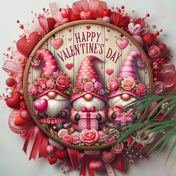 Διακόσμηση τοίχου με ξωτικό του Αγίου Βαλεντίνου, ακρυλική γλυπτο-εκτύπωση, 1 τεμάχιο, έτοιμο δώρο γιορτών