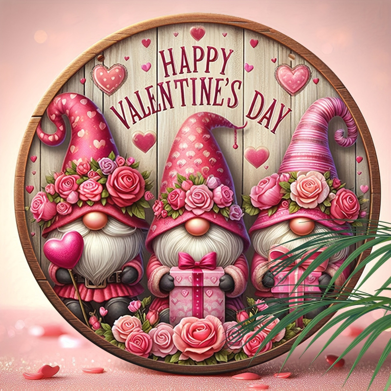 Διακόσμηση τοίχου με ξωτικό του Αγίου Βαλεντίνου, ακρυλική γλυπτο-εκτύπωση, 1 τεμάχιο, έτοιμο δώρο γιορτών