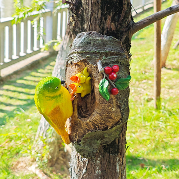 Διακοσμητικό κήπου από ρητίνη με ζώα, παστοραλικό στυλ για δέντρα και αυλές; Υλικό: ρητίνη; Συσκευασία: χαρτόνι; Κατηγορία: Ζώα