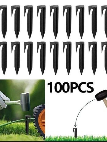 100 kom plastičnih kolčića za šator – za vanjske tende i kampiranje, otporni na vjetar