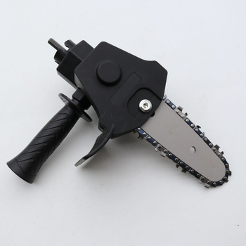 Електрическа верижна резачка с презареждаща се литиева батерия, мини инструмент за дървообработване за едната ръка, 110V, метална верига