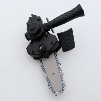 Електрическа верижна резачка с презареждаща се литиева батерия, мини инструмент за дървообработване за едната ръка, 110V, метална верига