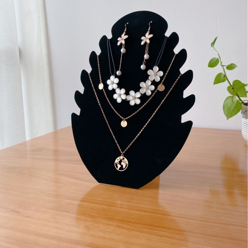 Lapo formos karolių ekspozicijos stendas, velveto paviršius, penkių aukštų, rankų darbo, Golden ženklas