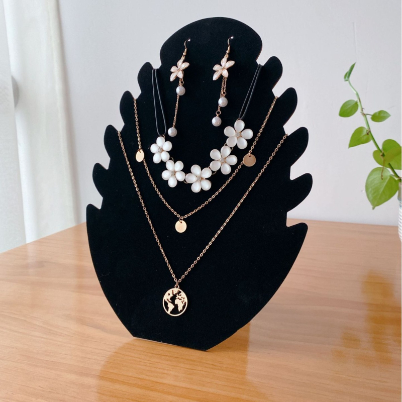 Lapo formos karolių ekspozicijos stendas, velveto paviršius, penkių aukštų, rankų darbo, Golden ženklas