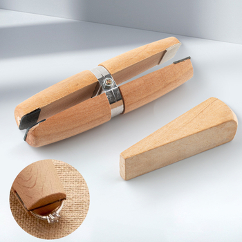 Medinis žiedų džigas juvelyrikos gaminiams – klipo kamštis, pritaikomas, privačios žymos palaikomos, 2024 metų žiema