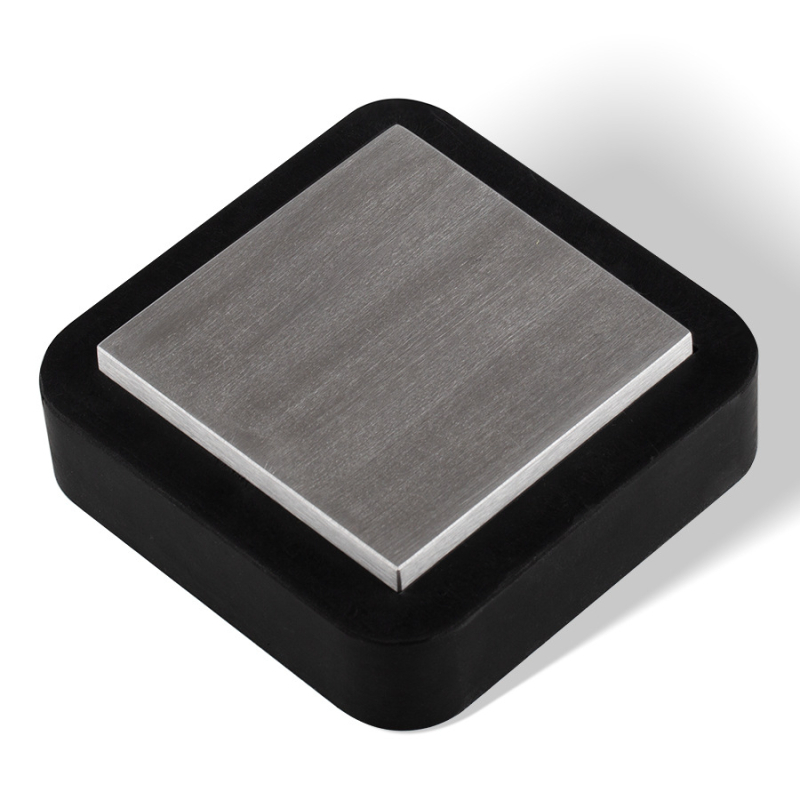 Ювелирно работно място за щанцоване с ударопоглъщащ гумен блок и стоманена плоча; метален инструмент, квадратна форма, персонализирана обработка