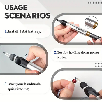 Papuošalų audimo įrankis – nešiojamas perliukų vyniojimo ir virvės karpymo įrankis su vašinio suvirinimo linijos funkcija, pritaikomas apdorojimas