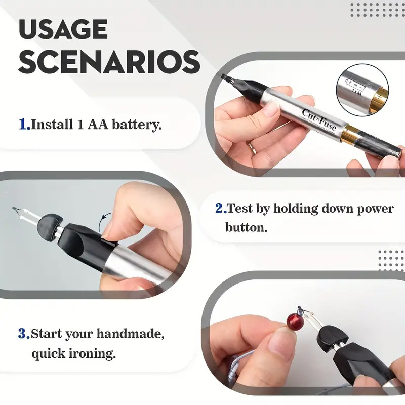 Papuošalų audimo įrankis – nešiojamas perliukų vyniojimo ir virvės karpymo įrankis su vašinio suvirinimo linijos funkcija, pritaikomas apdorojimas