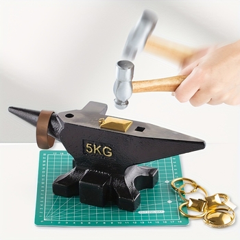 DIY ръчно изработена желязна наковалня за обработка на метали