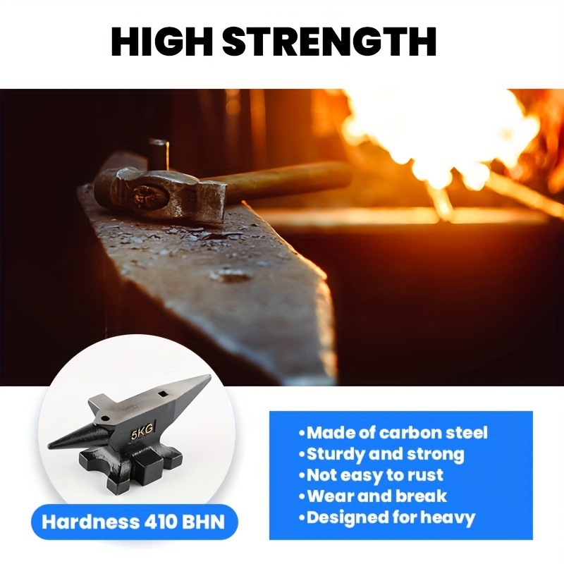 DIY ръчно изработена желязна наковалня за обработка на метали