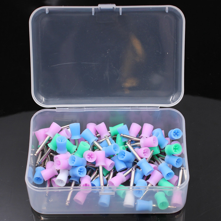 Zobu polerēšanas kauss, vienreizējās lietošanas, pieaugušajiem, 100 gab./kaste, Zobārstniecības piegādes