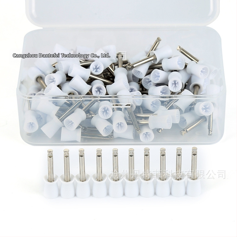 Zobu polerēšanas kauss, vienreizējās lietošanas, pieaugušajiem, 100 gab./kaste, Zobārstniecības piegādes