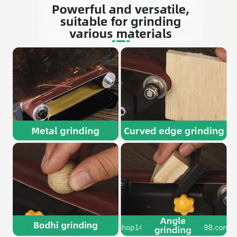 Десктоп мини абразивна ленто-шлифовъчна машина за DIY полиране и заточване на ножове – 24V