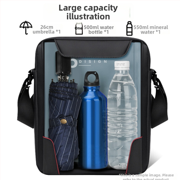 SWICKY Férfi Válltáska — Üzleti út Stílusa, Poliészter Anyag, Poliészter Belső, Sima Mintázat