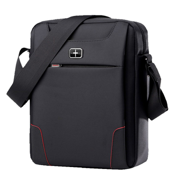 SWICKY Férfi Válltáska — Üzleti út Stílusa, Poliészter Anyag, Poliészter Belső, Sima Mintázat