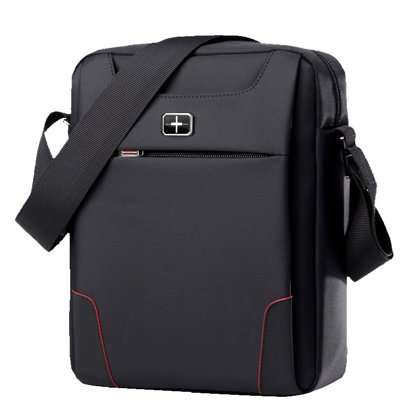 SWICKY Férfi Válltáska — Üzleti út Stílusa, Poliészter Anyag, Poliészter Belső, Sima Mintázat