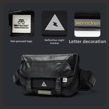 Мъжка чанта през рамо - уличен стил, найлон, износоустойчива, голям капацитет