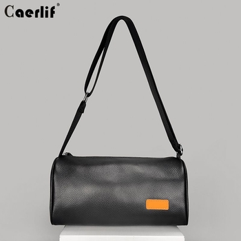 Мъжка кросбоди чанта Tingnan – Kraft Paper Материал, Подплата от телешка кожа, За бизнес пътуване